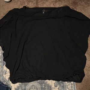 NAIF Black Sheer Top